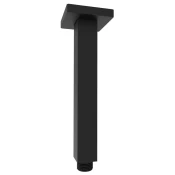 Ceiling shower spout, square, 200mm, black matt - Črna mat barva - Sapho - 24 - Medeninasti - 200 - Kvadratni - 200 - 14
