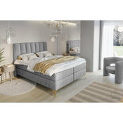 Boxspring postelja Lexi - 160x200 cm - tkanine Loris