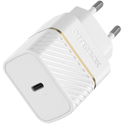 OTTERBOX EU WALL CHARGER 20W -/1X USB-C 20W USB-PD WHITE (78-80349)