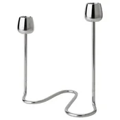 SILVERPÄRON Svečnik za 2 sveči, srebrna, 20 cm