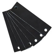 leander® set 6 usnjenih ročajev za predalnike in omare black