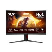 AOC C32G4Z Gaming monitor 31.5 VA Curved 260Hz, HDMI DP, Zvočniki
