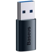 Baseus Ingenuity USB-A to USB-C adapter OTG (blue)