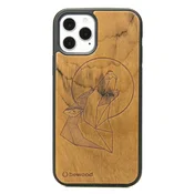 shumee Lesen ovitek za iPhone 12/12 Pro z volčjim motivom