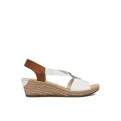 Rieker Sandali CEO-624H6-81 Bela