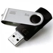 Goodram UTS2 USB izbrisivi memorijski pogon 8 GB USB Tip-A 2.0 Crno