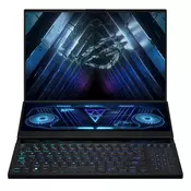 Laptop ASUS ROG Zephyrus Duo GX650PZ-NM014X / Ryzen 9 7945HX, 32GB, 1TB SSD, GeForce RTX 4080 12GB, 16 LED QHD+ 240Hz, Windows 11 Pro, crni