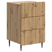 vidaXL Nočna omarica Artisan hrast 43x 41 x 68 cm Inženirski les