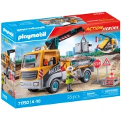 Playmobil: Kamion s kiprem i dizalicom