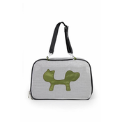 United Pets Mesh Bag ECO - torba za transport psov in mačk - črna/zelena