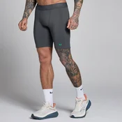 MP moške kratke trenirke Hybrid Pocket Half Tight - temno siva/zelena - XXL
