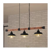 Eglo 44086 - Luster na lancu OLDBURY 3xE27/60W/230V