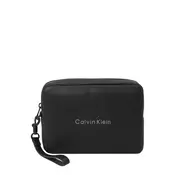 Calvin Klein Neseser svijetlosiva / crna