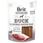Brit Jerky raca Protein Bar - Varčno pakiranje: 3 x 80 g