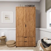 Hanah Home Garderober Atlas 1600-51, 90x183x45 cm, Smedi