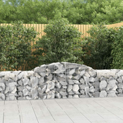 Lucne gabionske košare 6 kom 300x50x60/80 cm pocincano željezo