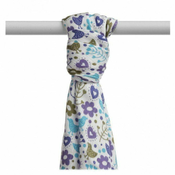 XKKO BMB brisača iz bambusa 90x100 Flowers & Birds Boys