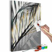 Slika za samostalno slikanje - Golden Palm Tree 40x60