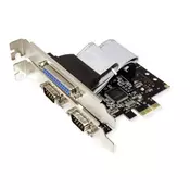 Secomp Value PCIe Adapter 2xRS232 DB9 + 1xEPP