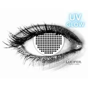 GLOW WHITE MESH UV barvne leče