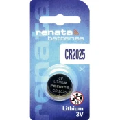 RENATA Renata baterija CR 2025 3V Litijum baterija dugme, Pakovanje 1kom
