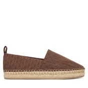 Espadrile Calvin Klein Oblique Espadrille Aop HW0HW02933 Rjava