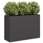 Sadilica crna 120x40x80 cm od hladno valjanog celika