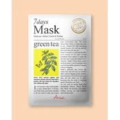 Ariul Maska za obraz z izvlečkom zelenega čaja 7 Days Mask Green Tea S - 23 ml/1 kos