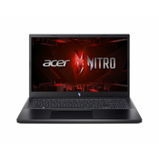 ACER Laptop Nitro V 15 ANV15-51-53NE 15.6 FHD i5-13420H/ 8GB/ 512GB SSD GeForce GTX 4050 crni