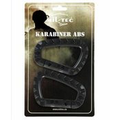 Karabin - karabini MIL-TEC BLACK CARABINER ABS (2 kos)