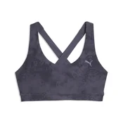 PUMA CLOUDSPUN Printed Sports Bra Women, Sport, Inky Depths, L