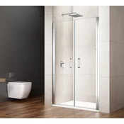 Dvojna tuš vrata LORO 1200 mm, prozorno steklo - Gelco - LORO - 36 - Alcove by - 1200 - 2000 - 6 - 14