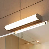 Lindby Jesko LED stenska svetilka za kopalnico 3.000-6.500K, 33 cm - Kopalnica - Sodobni - bela, krom - Plastika