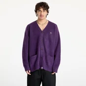 Pulover A BATHING APE One Point Hairly Yarn Cardigan M Purple XL