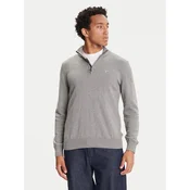 Barbour Pulover Half Zip MKN1074GY52 Siva Regular Fit