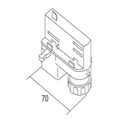 Ivela univerzalni adapter 220-240V, srebrn - srebro