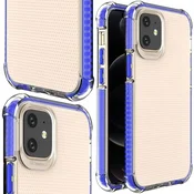 HURTEL Spring Armor gel ovitek z barvnim okvirjem za iPhone 12 mini moder
