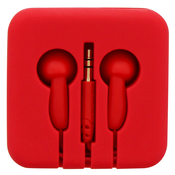 Slušalice TNB - Pocket, silikonska kutija, crvene