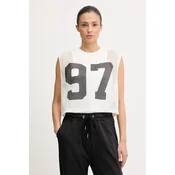PUMA x ROSÉ Relaxed Mesh Top Women, Clothing, Warm White, XS