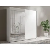 Garderobna omara Baytown 137 (Bela) Bela, 207x151x60cm, Vrata omareVrata omare: Drsna