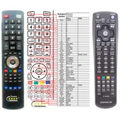General DAEWOO R-54H09 (48B5454H0901) - compatible General-branded remote control