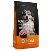 Calibra Dog EXPERT+ Adult Light & Sterilised Beef 2 kg