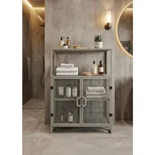 Hanah Home višenamenski ormaric Kron, 68,5 cm, sivi