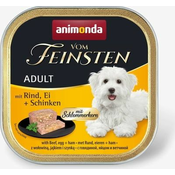 Mokra pasja hrana Vom Feinsten - Adult Gourmet Centre, 150 g - Govedina in jajce