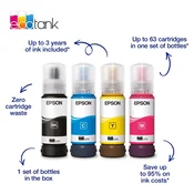 EPSON Multifunkcijski tiskalnik Epson EcoTank ET-2910 barvni ink-jet 10ppm, (5000550286)