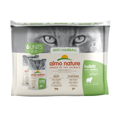 Almo Nature Holistic Anti Hairball  - Miks:  s piščancem & z govedino 6 x 70 g