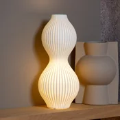Lucide Namizna svetilka iz porcelana Momoro, 40 cm - Dnevna soba/jedilnica - bela - Keramika