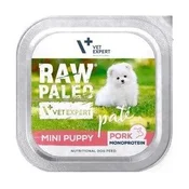 VetExpert VETEXPERT Raw Paleo Mini Puppy Svinjska Pastera - Mokra hrana za pse - 150g