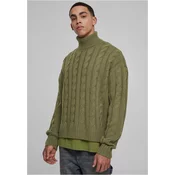 Boxy Roll Neck Sweater Tiniolive