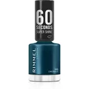 Rimmel 60 Seconds Super Shine lak za nohte odtenek 103 Emerald 8 ml